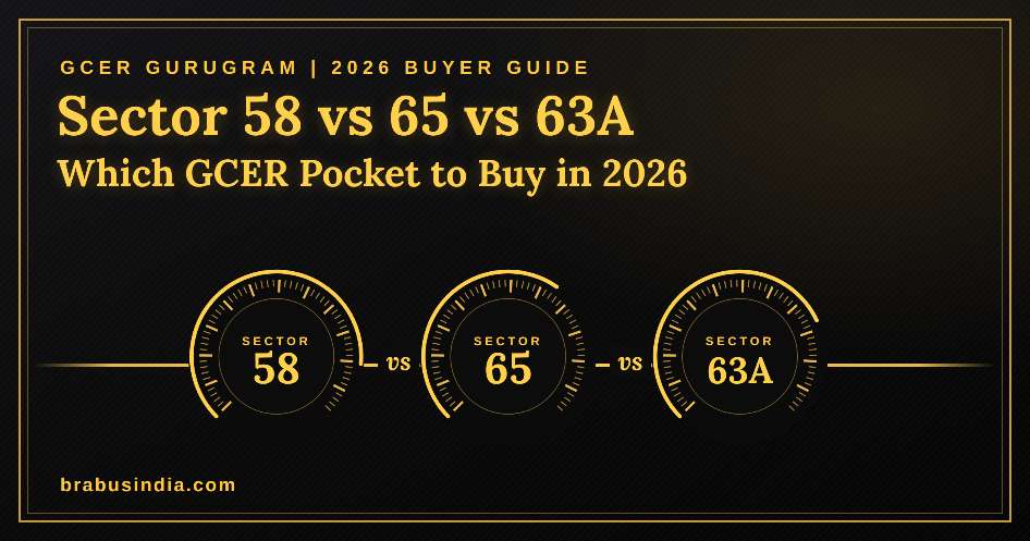 Sector 58 vs Sector 65 vs Sector 63A: Which GCER Pocket to Buy in 2026